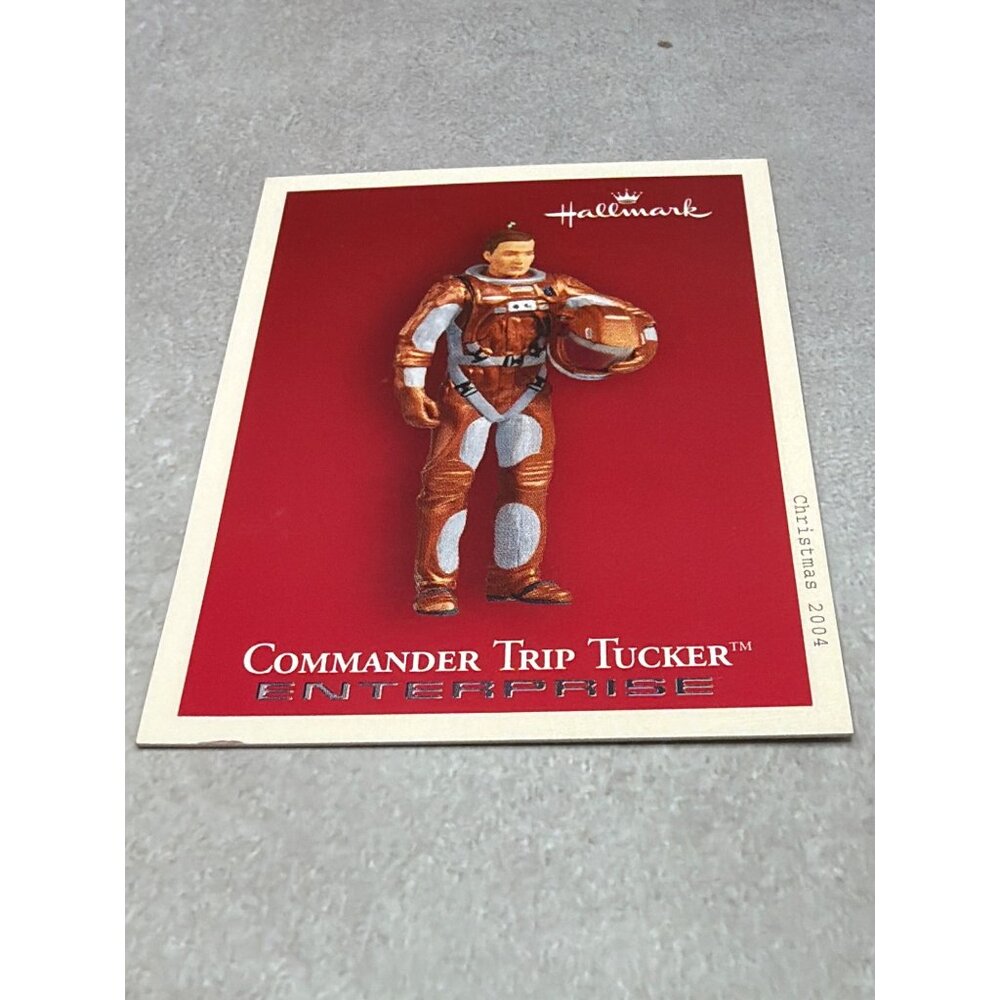 Hallmark Keepsake Ornament Commander Trip Tucker Starfleet Enterprise NX-01 2004 - Picture 7 of 8